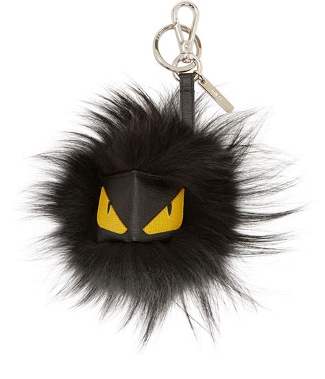 fendi furs keychain washable|Fendi luggage keyring.